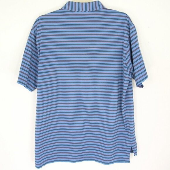 Peter Millar Polo Shirt 2017 U.S. Open Erin Hills Blue Black Red medium - Picture 3 of 3